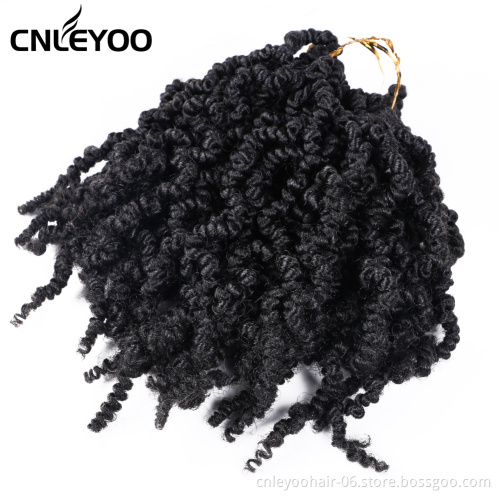 10 Inch New Spring Senegalese Twist Crochet Hair For Women 16 Strands Pre-twisted Spring Crochet Braids For Beauty